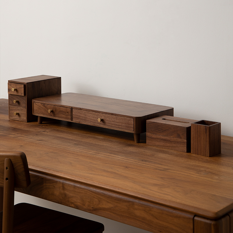 Walnut Desk Organizer Collection