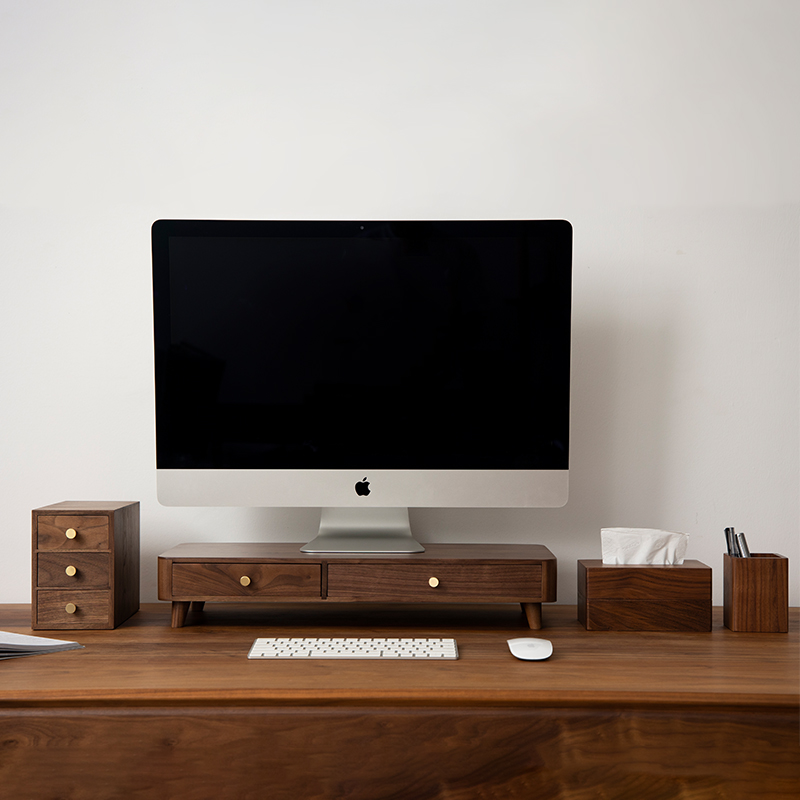 Walnut Desk Organizer Collection