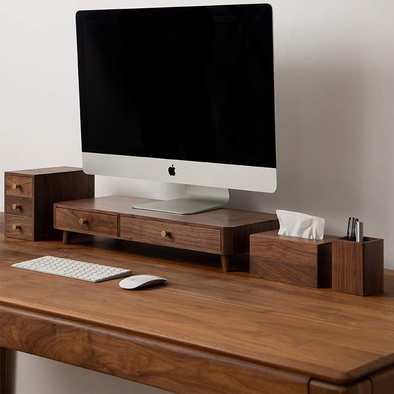Walnut Desk Organizer Collection